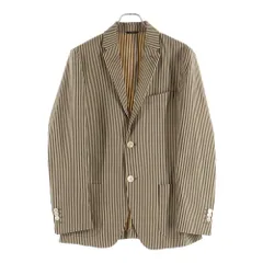 FENDI (フェンディ) Stripe Tailord Jacket FJ0839 O8F ストライプ テーラードジャケット ブラウンのサムネイル