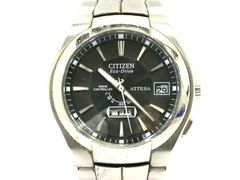 新品電池＆完動品 CITIZEN アテッサ 青 電波ソーラー H410 - メルカリ