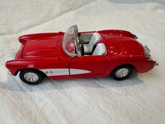 昭和レトロ ブリキ オープンカー 赤 ゼンマイ式 ミニカー ドライバー