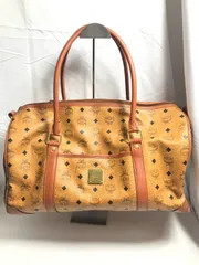 MCM ロゴボストンバッグ  大容量 美品 【ショルダーベルト無】S N04201 Mのサムネイル