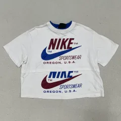 M NIKE スポーツウェア アイコン クラシ クロップド 半袖Tシャツ 0427