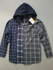 新品 95 105 フランクストーン 3トーン CHECK シャツ WHOジャケット
