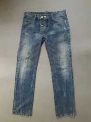 DSQUARED2 ディースクエアード2 ダブルボタン レギュラーフィット デニム ズボン 32 33