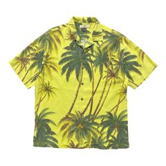 BUSCEMI アロハシャツ パッチワーク 総柄 鶴 パームツリー 和柄 - メルカリ