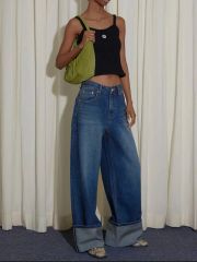 リムアーク Middle straight blue denim 36サイズ - メルカリ