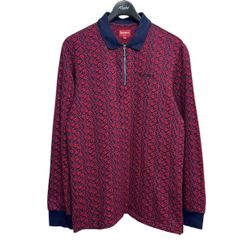 18AW Supreme シュプリーム 花柄 ハーフジップ Mサイズ - メルカリ