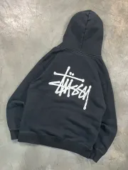 STUSSY ストックロゴ スウェット フーディー