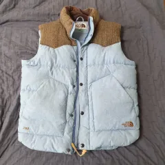 THE NORTH FACE ザノースフェイス 白 ラベル BEST ベスト ダウンベスト