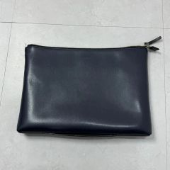 BALLY メンズ クラッチバッグ セカンドバッグ ネイビー 本革 ビジネス 