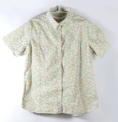 みなとのてんらんかい リバティプリント 半袖シャツ ブラウス 花柄 
