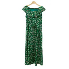 GRACE CONTINENTAL(グレースコンチネンタル) ワンピース サイズ38 M レディース美品  - グリーン×ライトグリーン×マルチ