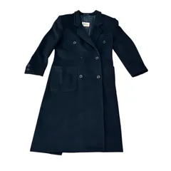 HERNO ヘルノ ダブルブレストコート ピーコート ネイビー カシミヤ100%のサムネイル