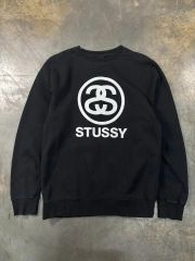 激レア 90s USA製 ステューシー モノグラム SSリンク スウェット L