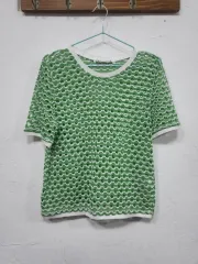 ZARAメッシュエンブロイダリーニット