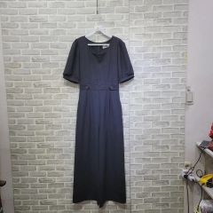 Rouje サロペット オールインワン ネイビー - メルカリ