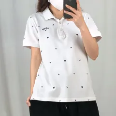 キャロウェイ ゴルフ 白 半袖 カラーTシャツ 100 250502のサムネイル