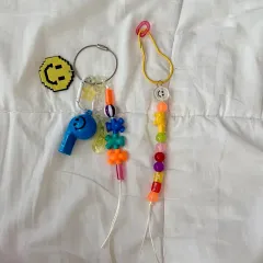 一点物のデザインキーホルダー（2個まとめて出品）