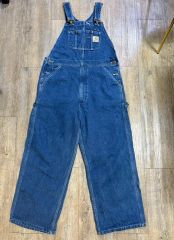 Carhartt wip デニムオーバーオール 32×32 - メルカリ