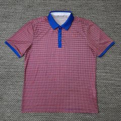 未使用級 GREYSON グレイソン GOLF ゴルフ ポロシャツ 幾何学模様