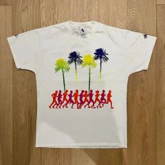 80s USA製 レゲエ ヴィンテージアートTシャツ ラスタカラー ダンス 