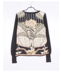 美品✨ETRO エトロ チュニック カットソー 7分袖 花柄 ペイズリー 42