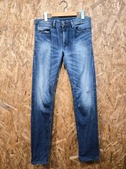 DIESEL slimfit スキニー デニム 黒タグ 28 us drip - メルカリ