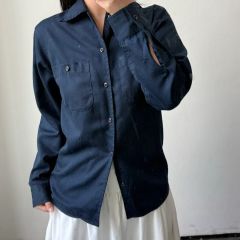 定価143000円FAT 黒 七分袖 半袖 ブラック シャツ L ヘビーウェイト 