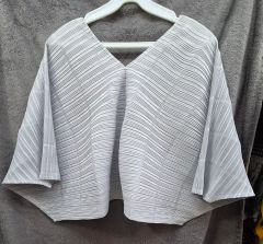センソユニコ芽風☆ストライプ柄 長袖ブラウス美品 - メルカリ