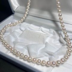 ✨テリ良/美品✨ あこや真珠 7.7〜7.8mm ネックレス アコヤパール 