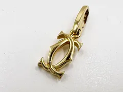 Cartier カルティエ ペンダント トップ 2C チャーム 750 K18 YG