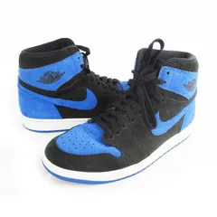 ナイキ NIKE US10 28ｃｍ DZ5485-042  Air Jordan 1 Retro High OG Royal Reimagined エアジョーダン スニーカー 靴 ロイヤルブルー ブラック