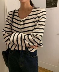 anuans アニュアンス ルミネ池袋店限定 ボーダーニットジャケット