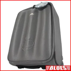 adidas アディダス キャリーケース ソフトキャリー 2輪 グレー 旅行 出張 トラベルバッグ 収納バッグ付き トランク スーツケース 革 旅行バッグ キャリー付きバッグ一覧←SEULB屋着古← NR4927