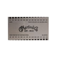Martin Guitar String Action Gauge 18TOOL27 | Martin Guitar String Action Gauge | Inch and Metric Compatible | Setting Tool for All Stringed Instruments