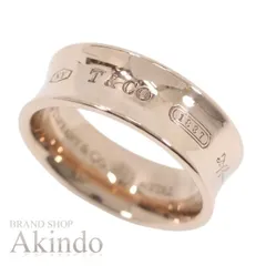 【新品同様】ティファニー リング 1837 ルベドメタル #13 ピンクゴールドカラー TIFFANY＆Co. ローズ ジュエリー エレガント レディース メンズ カップル 記念日 ブランド 人気 プレゼント ギフト 結婚指輪のサムネイル