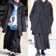 コムデギャルソンシャツ 25SS ポリエステル縮絨 オーバーサイズ