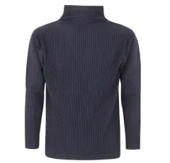 ISSEY MIYAKE イッセイミヤケ HOMME PLISSÉ オムプリッセ ハイネック ロングスリーブ Tシャツ JK422のサムネイル
