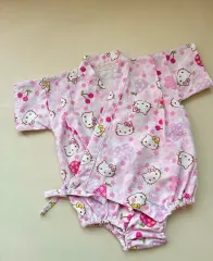 日本ヴィンテージ 浴衣 ハローキティ 幼児服