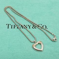 極美品✨ ティファニー ネックレス ハート コンビ AG925 AU750 - メルカリ