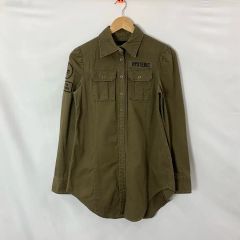 ヒステリックグラマー ミリタリーシャツ Мサイズ - メルカリ