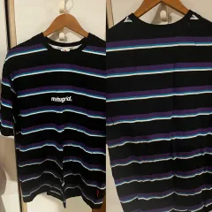 (1番着用) マハグリッド ボーダー柄 半袖 Tシャツのサムネイル