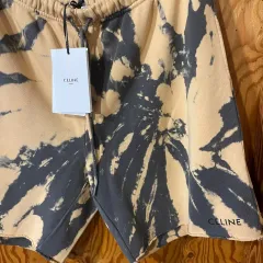 Celine セリーヌ 2023 S/S タイダイ コットン フリース ハーフパンツのサムネイル