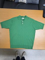 Carhartt ニットポロ サマーニット 市松柄 半袖 - メルカリ