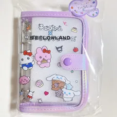 サンリオ チェゴシム×サンリオキャラクターズ シールバインダー パープル シール帳 手帳 デコ コレクション ティー・シー・ピー