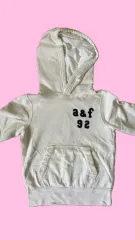 アバクロンビー ヴィンテージ フーディ 白 Y2K ギャル Y2K M ギャル