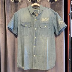 ブートレガーズ NEAL CASSDY シャンブレーシャツ プリント 16 - メルカリ