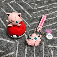 ポケットモンスター プリン キーホルダー＆モンスターボール フィギュアセット
