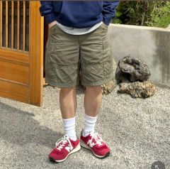MUJI CREW26 半端丈 - Washed Gray サイズL - メルカリ