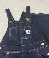 美品/古着】carhartt/デニムオーバーオール Sサイズ✴︎ ブラック 