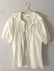 美品♡フォクシー ブラウス パンナコッタ 40 Vネック フリル - メルカリ